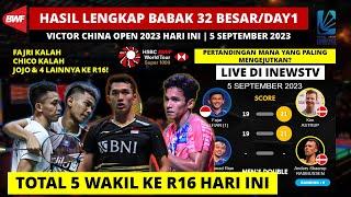 Hasil Lengkap China Open 2023  Hari ini Day1: 5 Wakil Indonesia ke R16 | Victor China Open 2023 R32