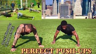 PERFECT FORM PUSH-UPS CHALLENGE / Alexey Shredder #workout #pushups #calisthenics #chestworkout