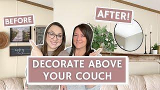 How To Decorate Above Your Sofa | Design Dilemma