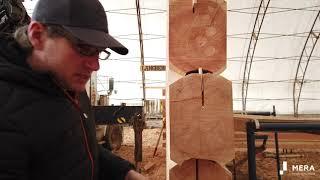 Дома из Канадского красного кедра. Рассказ производства Langber Log Homes - серия N3