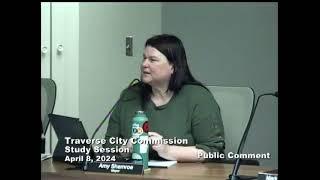 Traverse City Commission Study Session - 4/8/2024