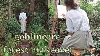 DIY GOBLINCORE FOREST MAKEOVER | How To DIY Goblincore Aesthetic