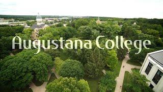 A bird's-eye view of Augustana's campus