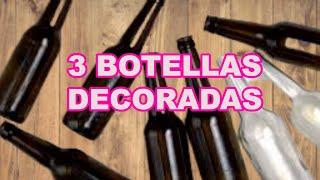 BOTELLAS DE VIDRIO PARA DECORAR | Ideas Para Reciclar Botellas De Vidrio |Como Decorar Con Botellas