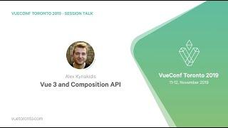 Vue 3 and Composition API by Alex Kyriakidis