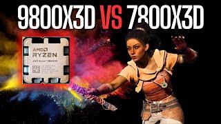 9800X3D vs 7800X3D - 5 More Games Compared in 1080, 1440, 4K