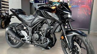 New Launch 2024 Yamaha MT-03 Black Detailed Review  | On Road Price New Update Features Mileage