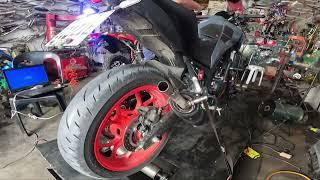 Yamaha Mt03 Stock ECU remap reflash remove back fire via AIS Disable