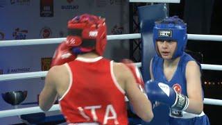 Kielce 2021 Session5B (W48kg) PRISCIANDARO Erika (ITA) vs BABA Yagmur (TUR)