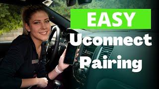 How to connect your phone to your vehicle's Uconnect system | 5 Easy Steps | Walser CJD Hopkins