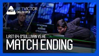 O'Sullivan STUNNED By He Guoqiang!  | BetVictor English Open 2024