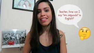 Teacher, how can I say "em seguida" in English?