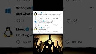 Linux vs Windows Linux attitude aura status @codingthirst  #coding #linux #windows