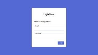 Simple Login Form with Placeholder Animation [HowToCodeSchool.com]