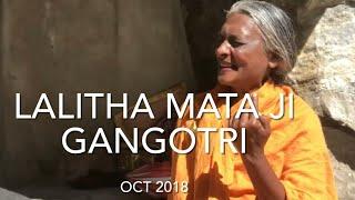 Lady saint Lalitha Devi a Himalayan yogi living ahead of Gangotri in a cave since 20 years