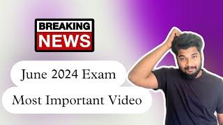 Most Important Video for June 2024 Exam | Syllabus Conversion  | CMA CAT Exemption |   @SagarSindhu