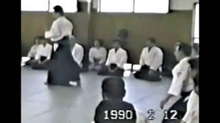 Seigo Yamaguchi, 9th dan, at Special Aikido Seminar (1990)