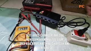 Cara Test Arus Charger Aki 20A 12 Volt VRtec