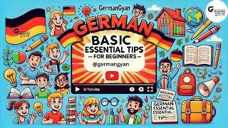 Essential German Tips for Beginners: Your Quick Start Guide! @GermanGyan by Nidhi Jain