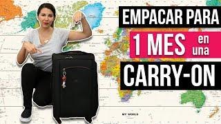 EMPACAR 1 MES DE VIAJE EN UNA CARRY ON | Ceci de Viaje