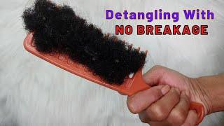 How to: Finger Detangle For Length Retention | Long 4C Hair, Haircare