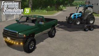 FS25 - 1998 Dodge Ram 2500 with TRAILER- CAR MOD for Farming Simulator 2025 ROLEPLAY | FS25 GAMEPLAY