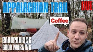 CoachBill315 is live! Waking Up on the Appalachian Trail #backpacking #hiking #camping