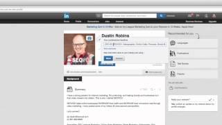 LinkedIn Profile Tip | SEOVOD | Video Production | Video Marketing