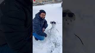 Snowmen ️ #india #ukindia #indiantourist #love #uktravellers #snow #snowday #trending #viralreels