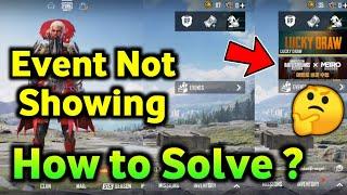 Pubg kr Event not showing | How to Solve this Problem ? Pubg kr Events not Opening