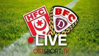 LIVE! Hallescher FC vs. BFC Dynamo | Regionalliga Nordost | SP15