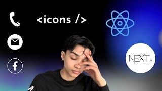 Icons in React & Next Js | Simplified