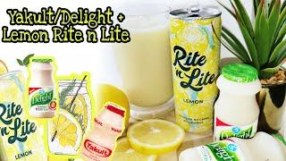 YAKULT/DELIGHT + LEMON RITE N LITE MIXES | Rosette Diaries | Yakult Mixes Recipe Series