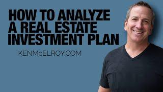 Questions to ask before you invest | How to analyze a real estate investment business plan