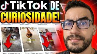 Monetizar TikTok Dark 2023 com perfil de curiosidade