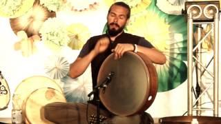 Andrey Tanzu Frame Drum Solo - Natural High Healing festival 2016 Avi Adir