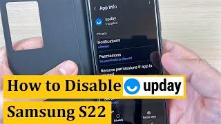 How to Turn Off (Disable) Upday News on Samsung Galaxy S22 / S22+ / S22 Ultra (2022)