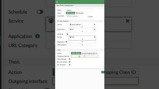 Easy traffic shaping on fortiOS 7