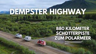 Dempster Highway. 880 Kilometer Schotterpiste bis zum Polarmeer.