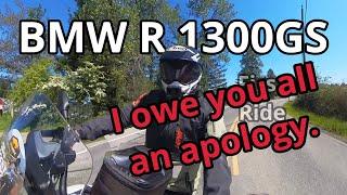 BMW R1300GS (real first impression)