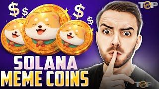 Solana Meme Coins | Crypto Meme Coins | Best Solana Meme Coins