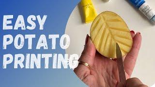 Fun Potato Painting | YouTube #shorts | Kids Crafts | Art Ideas | Jasvir Kambo