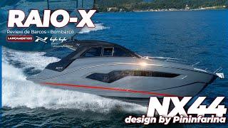 NX44 design by Pininfarina - A LANCHA BRASILEIRA DESENHADA PELA PININFARINA - RAIO-X | Bombarco