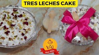Tres Leches Cake Recipe | How to make Tres Leches Cake | Milk Cake Recipe in Tamil #treslechescake