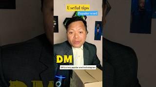 what is DM | What is VC call | useful tips | using messages shortcut key 2025