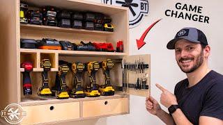 A Better DIY Drill Charging Station | Shop Organization