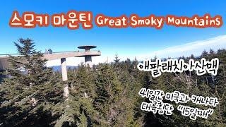 Great Smoky Mountains (스모키 마운틴스)  미동북부 13개주에 걸쳐있는 애팔래치아 산맥 ,  단풍으로 유명,  (41일간 미국과 캐나다 대륙횡단기)