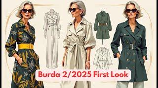  Burda 2/2025 Technical Drawings & Style Guide ️