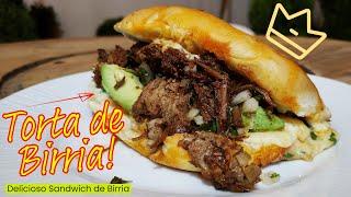 [Receta] TORTA DE BIRRIA | Te enseño cómo hacer esta delicia!