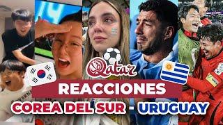 Corea del Sur & Uruguay - REACCIONES│Suarez y Cavani contra el VAR - Son Heung-Min mejor del partido